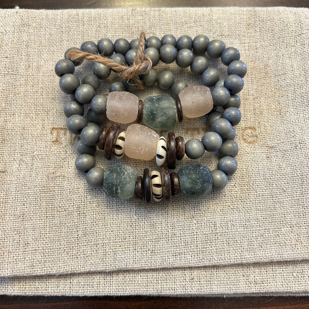 Set of 3 Twine & Twig bracelets never worn